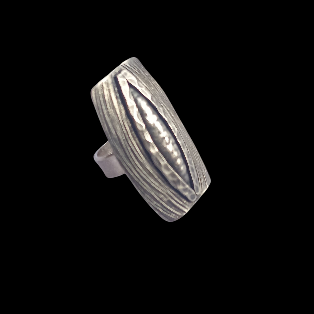 Anillo artesanal de plata