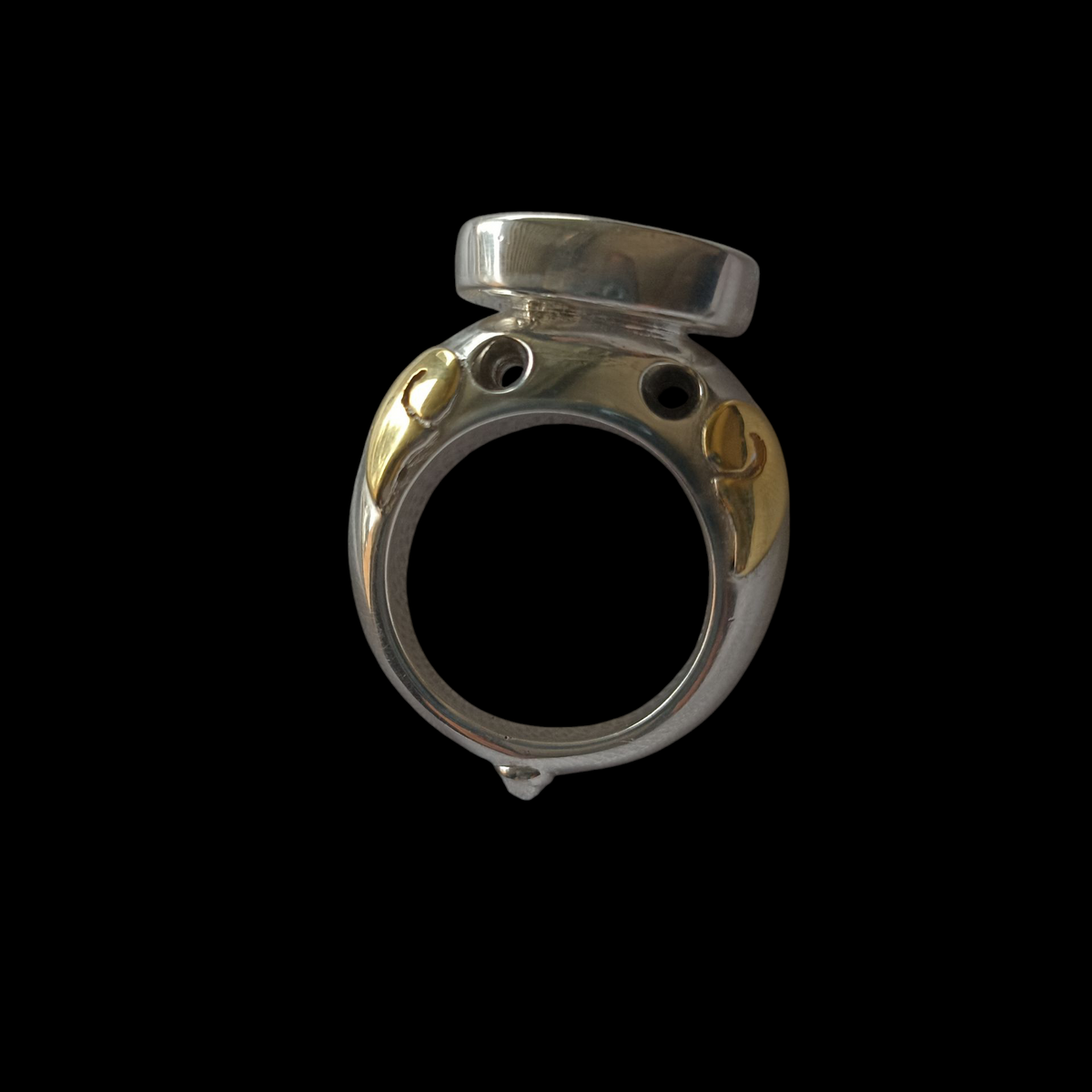 Anillo sello  de Irán de plata