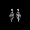 Fishbone earrings