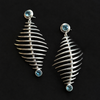 Fishbone earrings