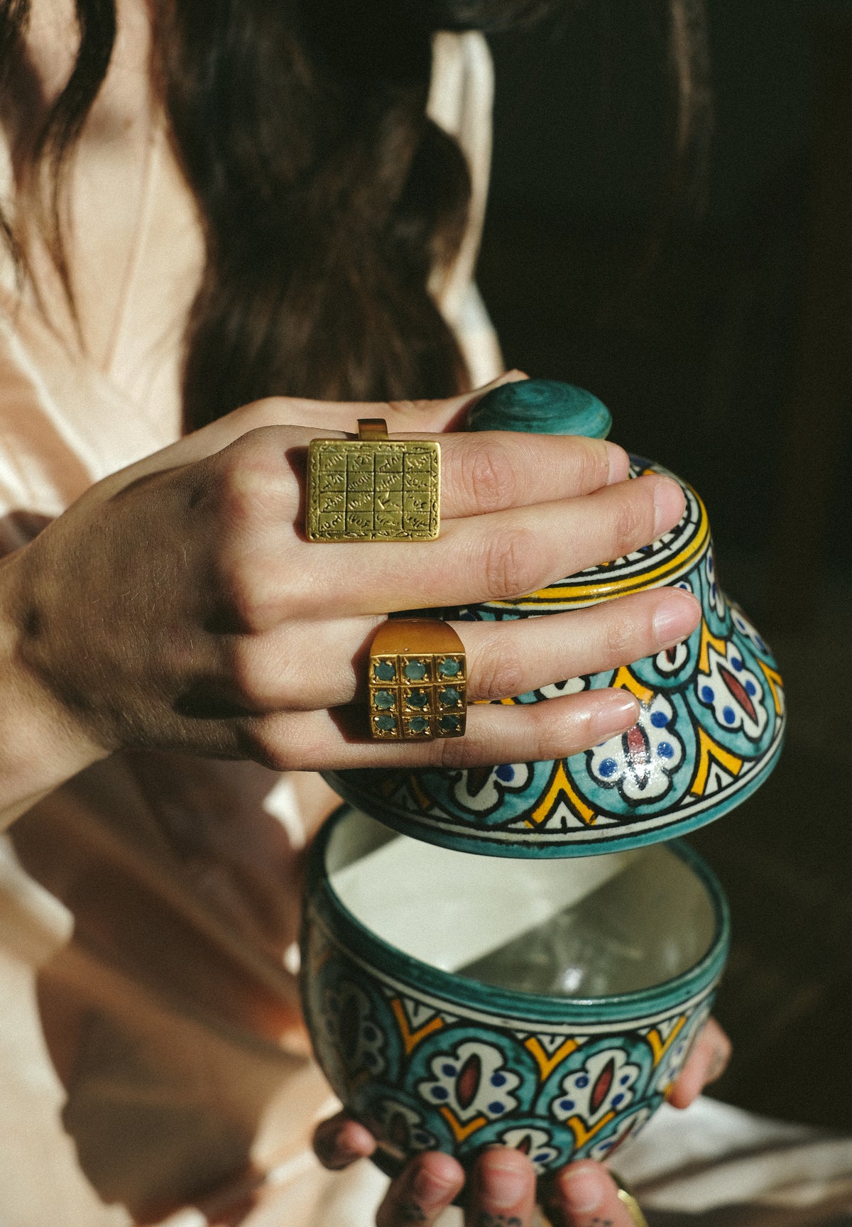 Ring with magic symbols
