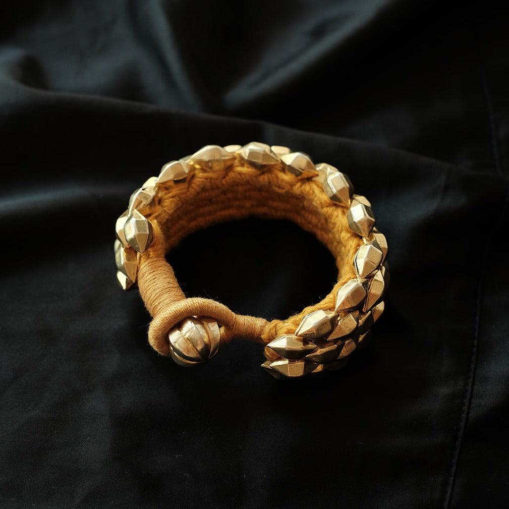 The Uddanda Antique Silver Kada (2.4) — KO Jewellery